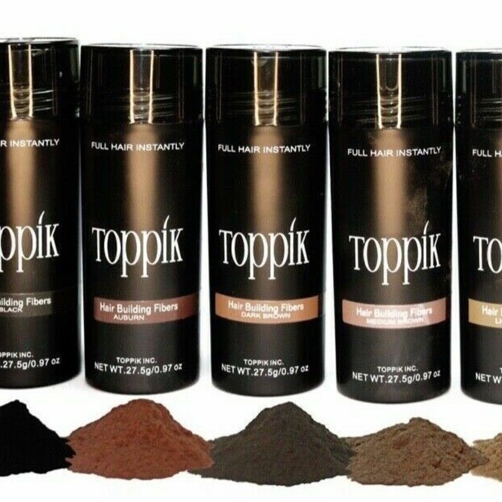 Toppik hair thickening fibers 27.5 Gr all colors set of 2